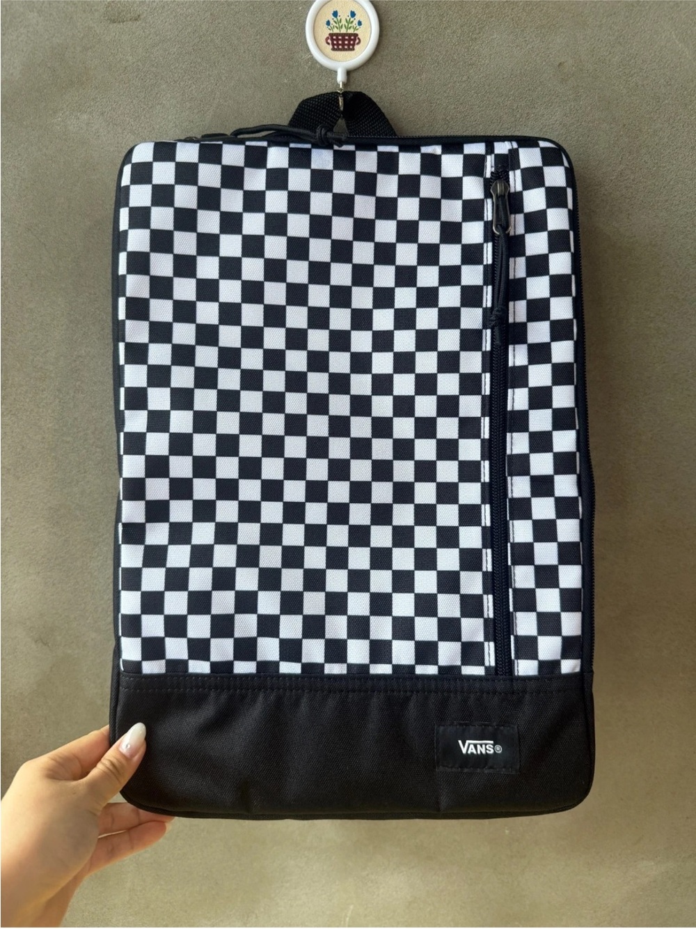Vans Black & White Checkerboard Laptop Sleeve